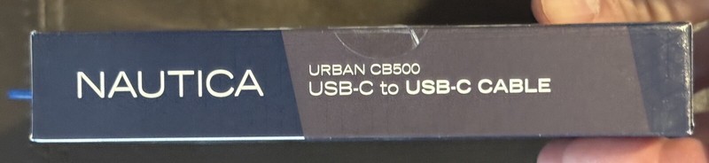 Nautica Urban 4ft Braided Gray USB-C To USB-C 65Watts Hyper Charge Cable * CB500 gallery