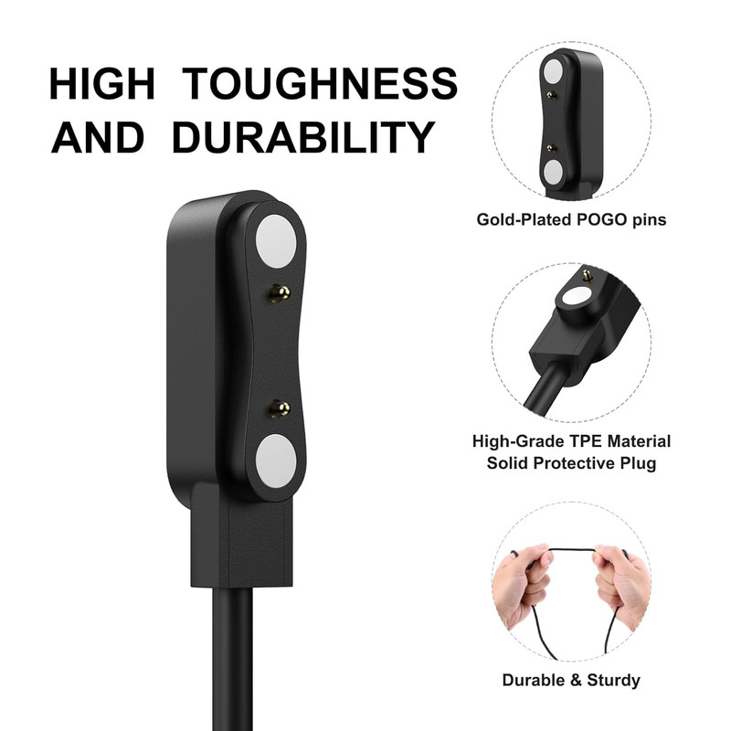 2-Pack Compatible for Raycon Bone Conduction Headphones Charger, Replacement Mag gallery