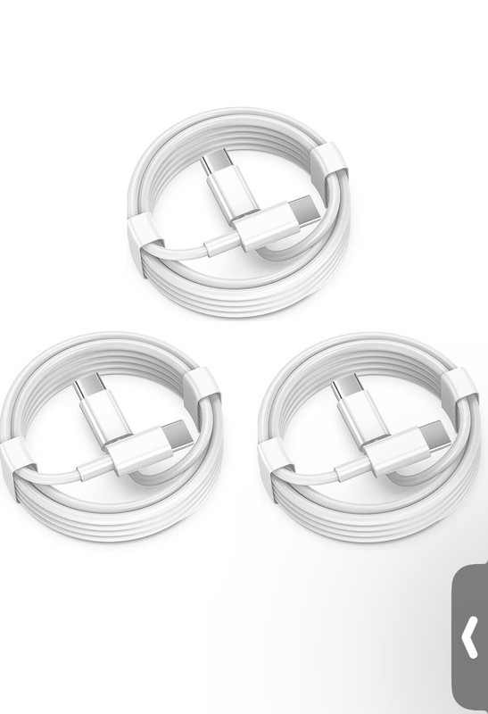 Lot 3/200 pack For iPhone 15 16 Pro USB-C to USB-C Cable Type C Charging Cord gallery