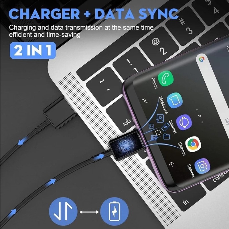 3ft USB to Type C cable Charging Data transfer Cord for Samsung Galaxy, Android gallery