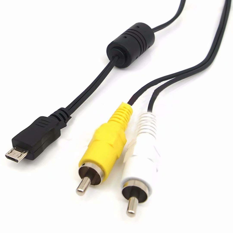 Micro USB Male to 2 RCA AV Audio Video Adapter Cable Cord for Mobile Phone gallery