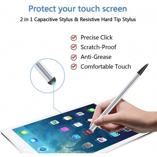 for iPhone iPad Pen Capacitive and Resistive Stylus Touch Compact Lightweight gallery