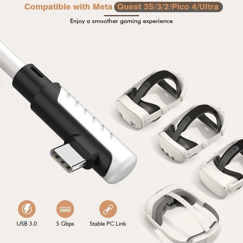 16 Feet Link Cable for Quest 3SVR Cable Compatible with Meta Quest 3S/Quest 3... gallery