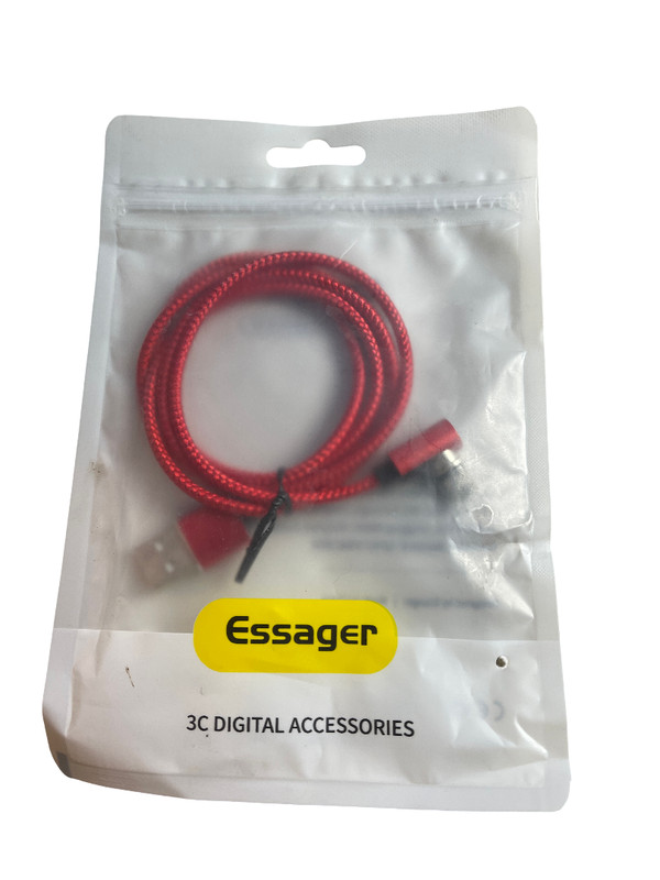 3ft GENUINE ESSAGER Magnetic Tip Charging Cable with tip for iphone 8pin bz 12z gallery