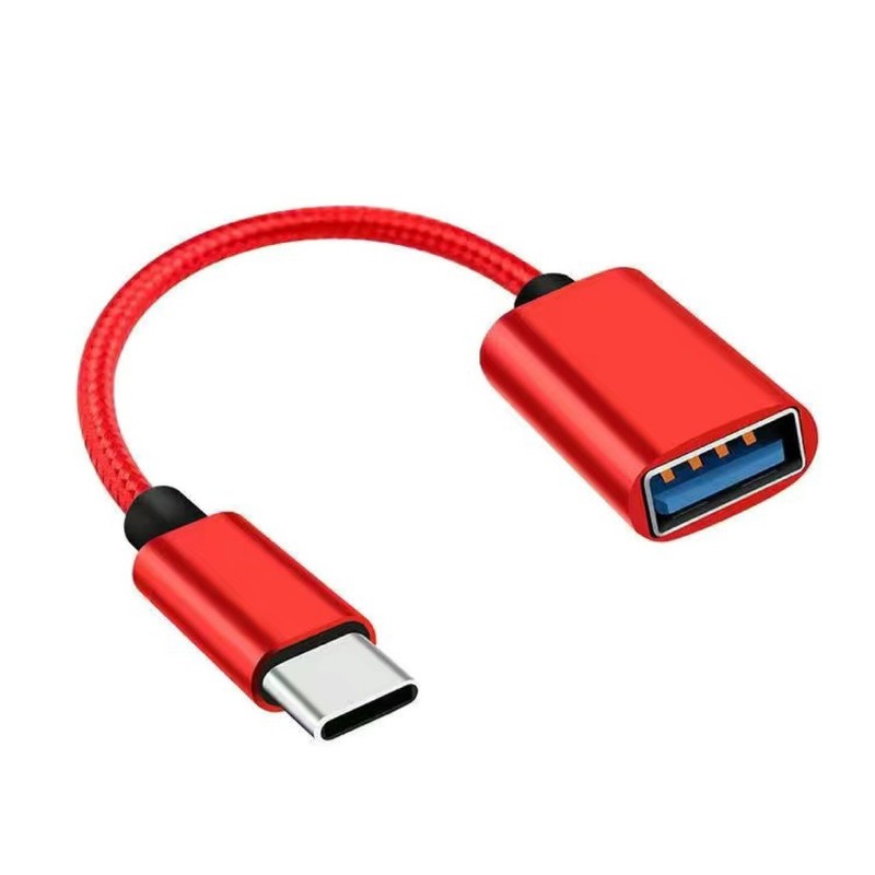 USB-C Type C Male to USB 3.0 Type A Female OTG Adapter Converter Cable Cord Lot gallery