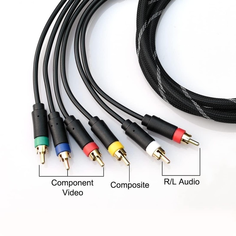 Hd Retrovision 2/3 Ps2/ps3 Premium Ypbpr Component Video Cable gallery