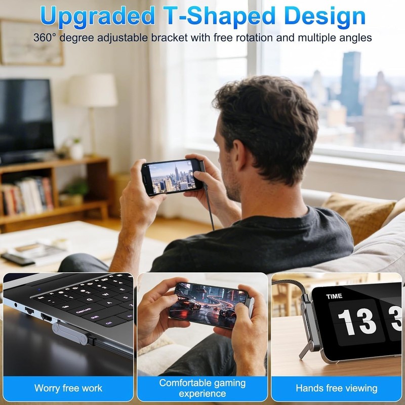 Invisible Holder Charger Cable - 240W Fast Charge gallery