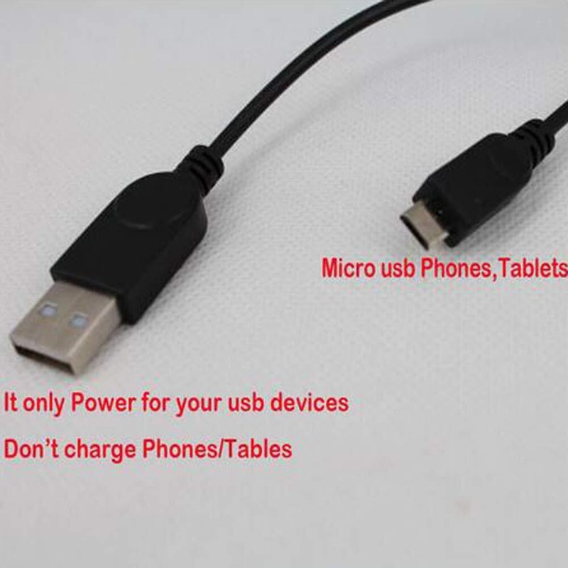 Micro USB Splitter Cable OTG Power Female to Male 5 Pin Adapter Converter gallery