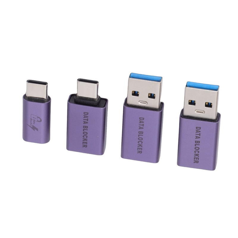 Data Blocker USB A Male To USB C Female Defender Refuse Hacking For Any USB gallery