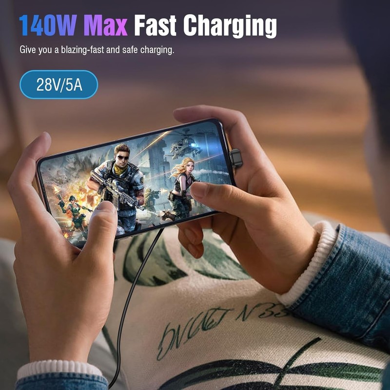 Compact 180° USB C Adapter with 20Gbps Speed for MacBook & Nintendo Switch gallery