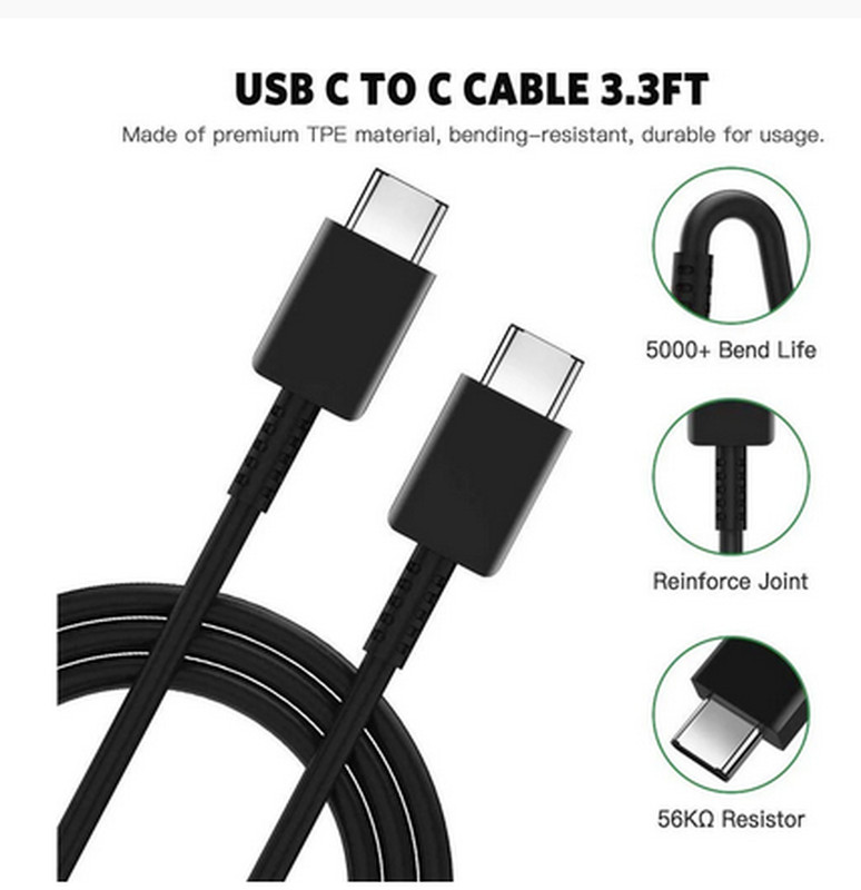 USB-C Type-C Cable Fast PD Charger Lot For Samsung LG iPhone 15 16 Charging Cord gallery