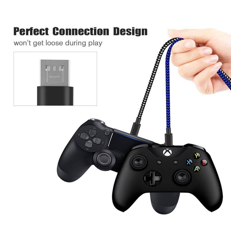1-1000X Lot Micro USB Fast Charger Cable Data Braided Cord For Samsung Android gallery
