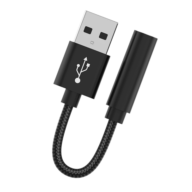 USB to 3.5mm Sound Adapter Stereo Cord Headphone Female Car Auxiliary Cable gallery