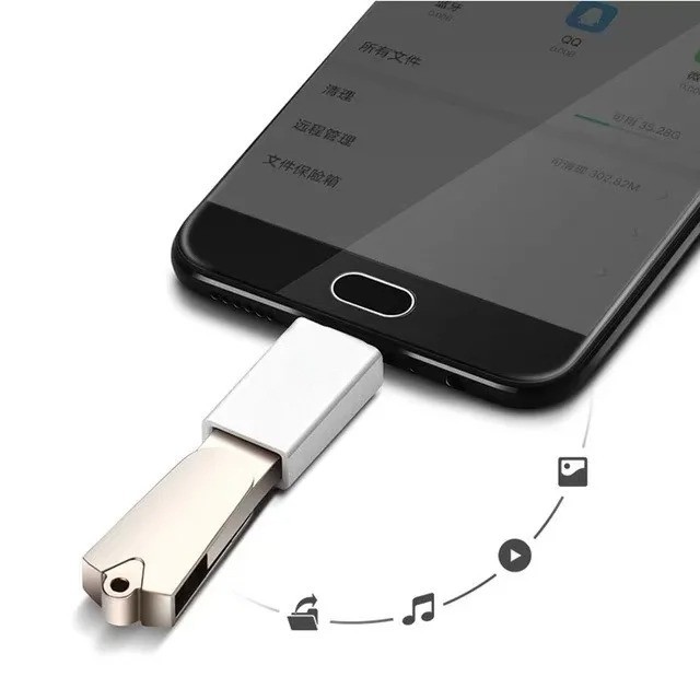 1-Pack USB-C 3.1 Male to USB A Female Adapter Converter OTG Type C Android Phone gallery