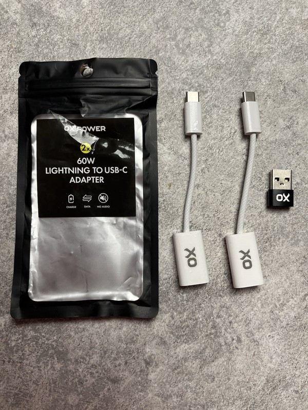 NEW * OX Power 2×60 W Lighting To Usb Dash C Adapter gallery