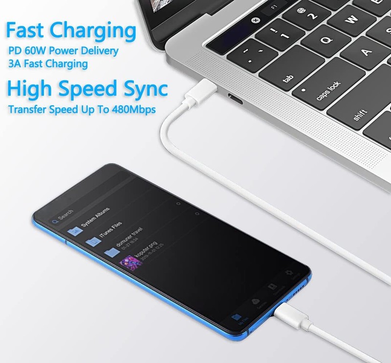 USB-C to USB C Type-C Fast Charging Data SYNC Charger Cable Cord 3/6/10FT lot gallery