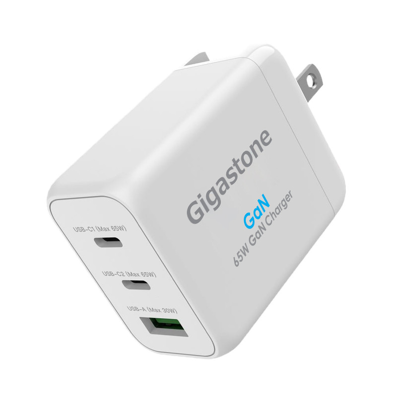 [Extreme Compact GaN Technology] Gigastone PD 65W GaN Fast Wall Charger 3-Port gallery