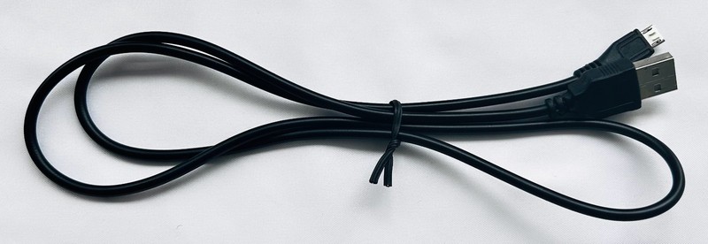 USB to Micro-USB Charging Cable, Androids, Black, 32in, Preowned