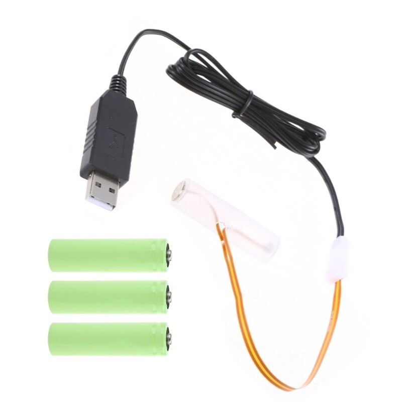 Sustainable USB Conversion Cable for 6V LR6 Operated Device
