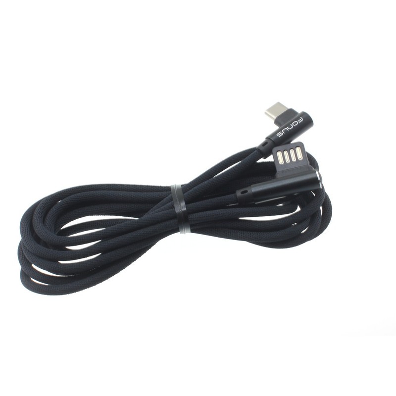 For Moto G/G Power/G Play/Edge/Plus/Stylus- Angle USB Cable 6ft Type-C Charger
