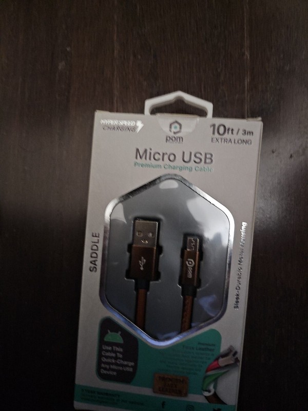 Pom Micro Usb Charging Cord