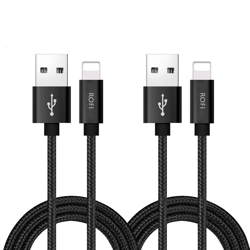 Compatible Phone Cable, [2Pack] 2FT Nylon Braided Fast Charging USB Cord Repl…