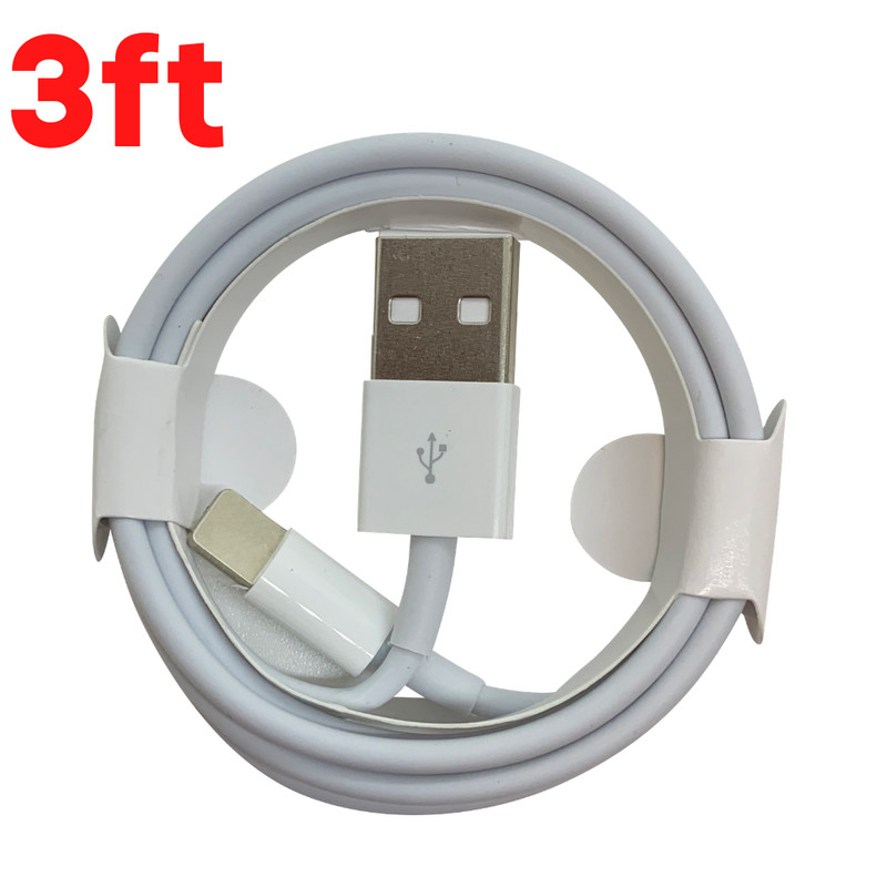 10x USB Fast Charger Cable 3/6ft Cord LOT Heavy Duty For iPhone 14 13 12 11 XR 8
