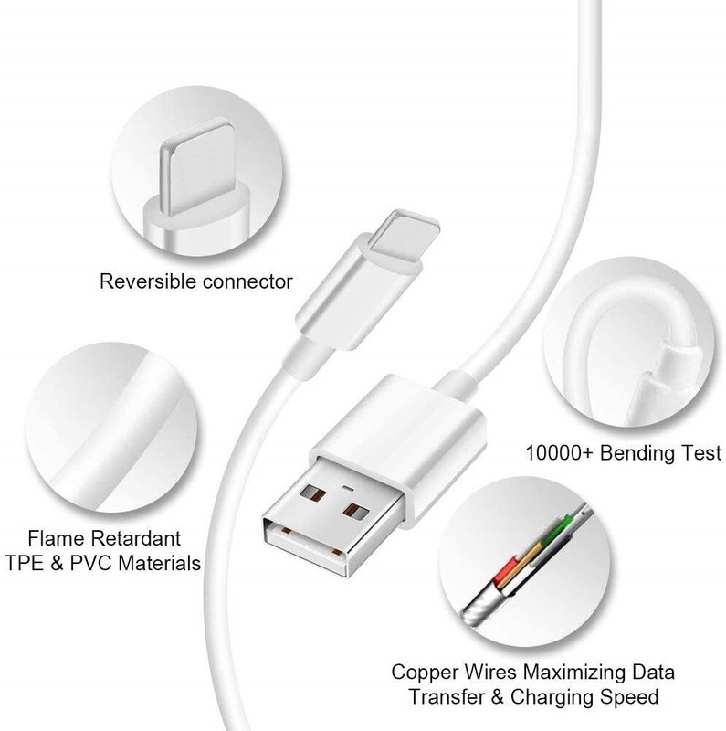 20W Fast Charger USB C Type-C PD Cable 3/6FT For iPhone 14 13 12 11 Pro Max iPad gallery