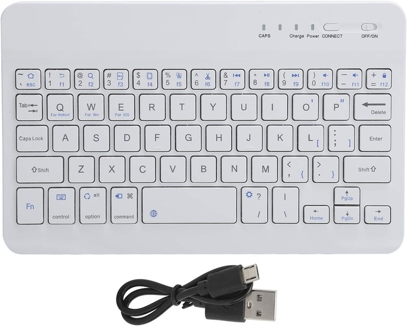 For TCL K33/K32 5G - Wireless Keyboard Ultra Slim Rechargeable Portable Compact gallery