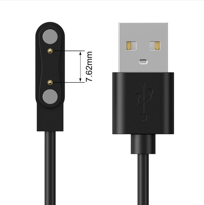 2 Pack for Raycon Bone Conduction Headphones Charger Magnetic USB Charging Cable gallery