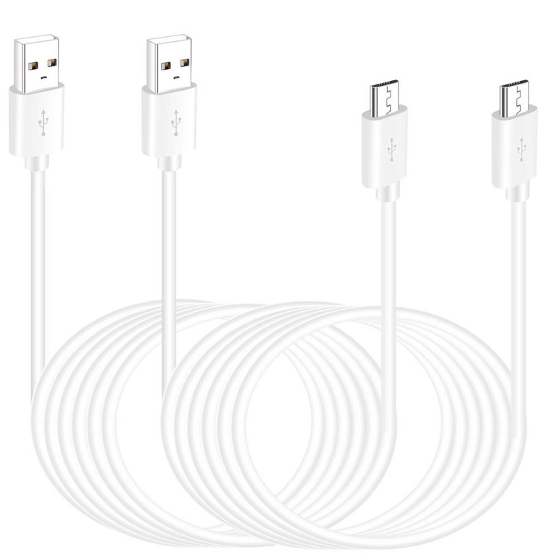 2 Pack 16.4FT Micro USB Cable Extension Power Cord for Wyze Cam YI Camera,Rin…
