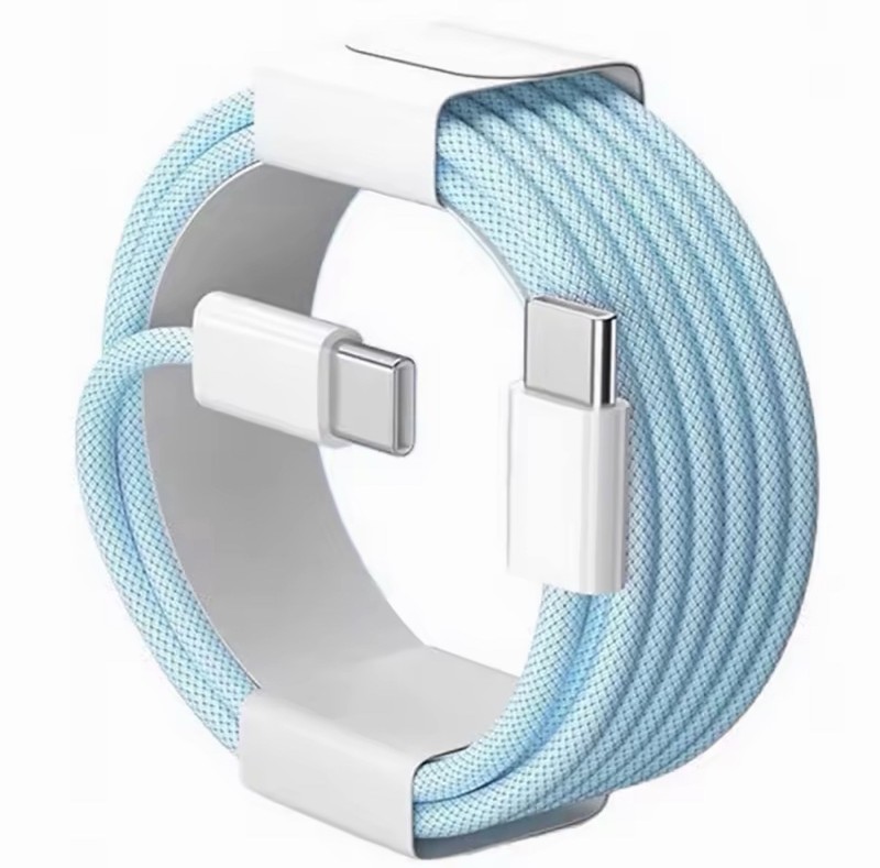 USB-C to USB-C Nylon Fast Charging Cable 1m 5pc Pack gallery