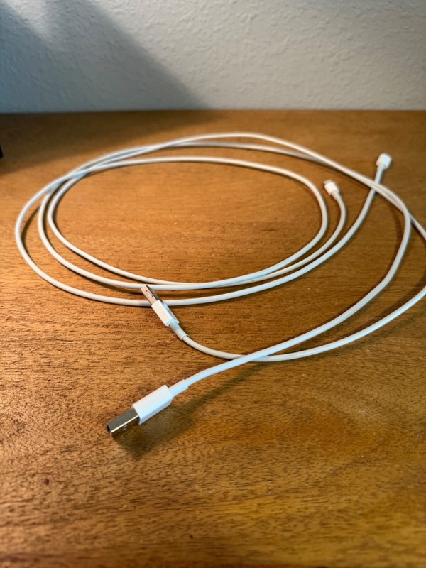 Two USB Fast-Charging Cables to USB A Cable 3 ft. & 6 Ft.