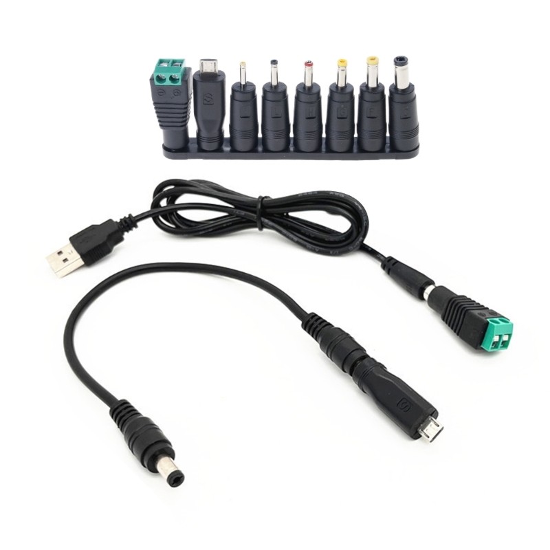 USB To DC5.5x2.1mm Conversion Cable with DC5.5x2.5 DC5.5x2.1 DC4.0x1.7DC3.5x1.35 gallery
