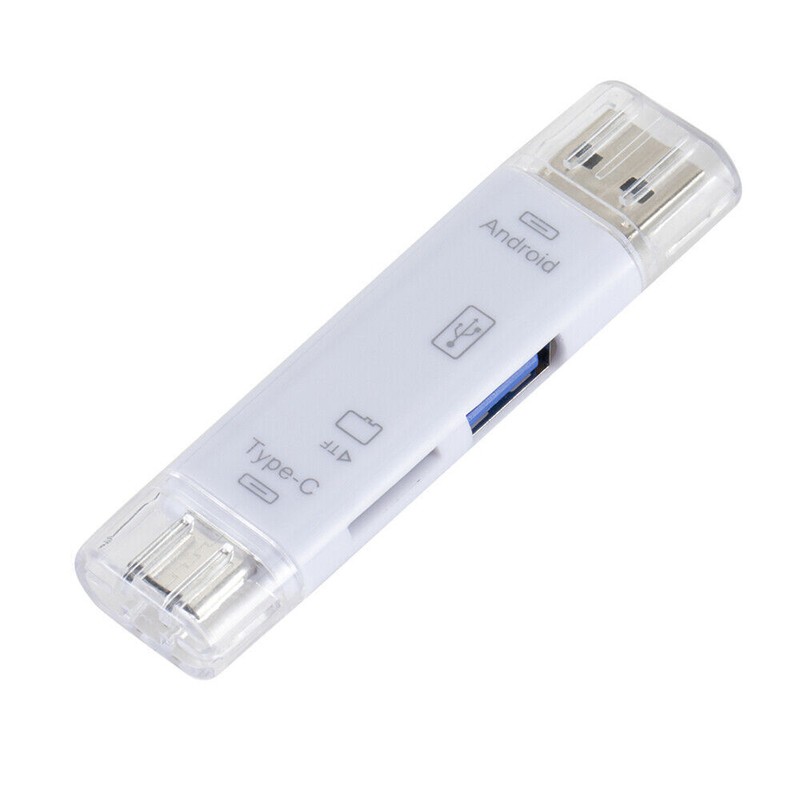 5 in 1 USB Type C / USB / Micro USB SD TF Memory Card Reader OTG Adapter gallery