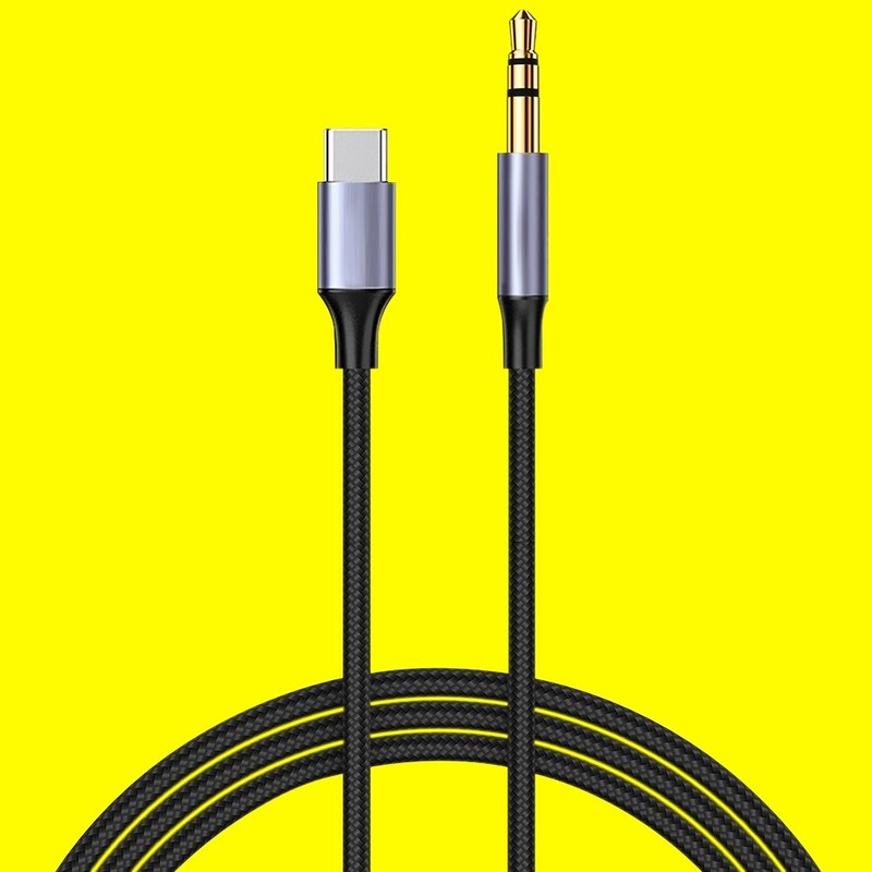 Fit Google Pixel 3 SmartPhone Type C USB-C To 3.5mm AUX Audio Jack Adapter Cable