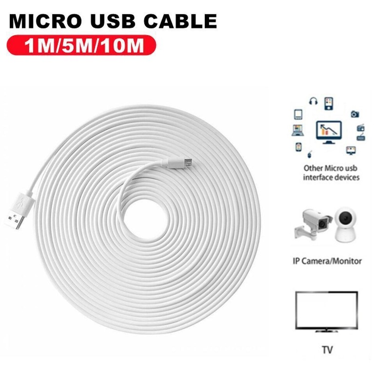 Micro USB Charging Cable For Android Smart Phone Charger 1/2/3/5/6/7/8/10/12/14M gallery