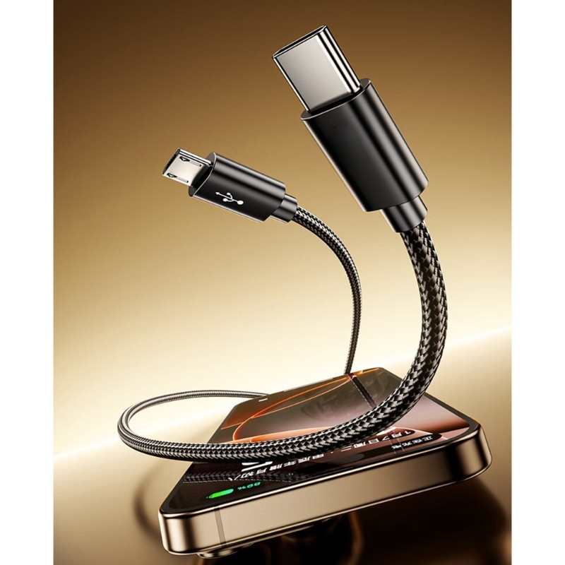 Type C And Microed USB Interconnection Cable For Phone Charging Files Sharing gallery