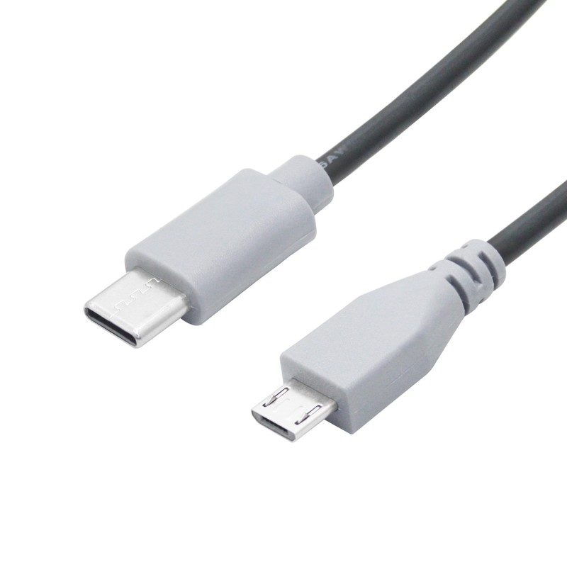 3 PCS 10 Inch USB C To Micro USB Cable OTG Charging Data Sync Converter gallery