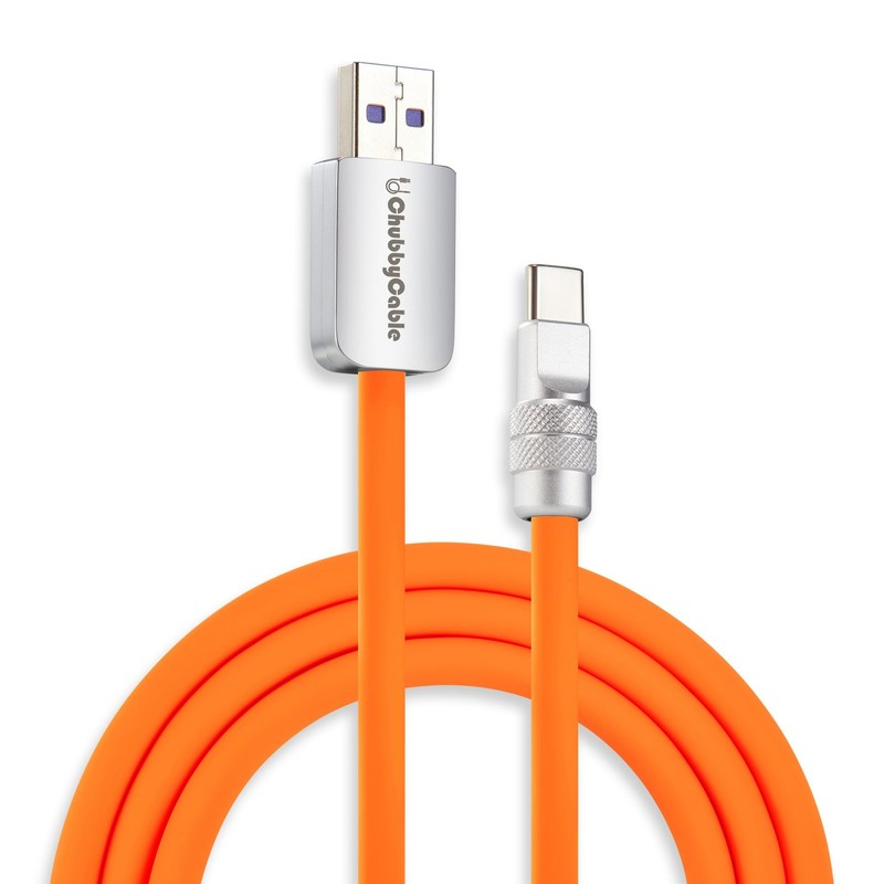 Chubby 2.0 USB C 120W Fast Charging Cable Silicone Soft Durable USB C Cable E…