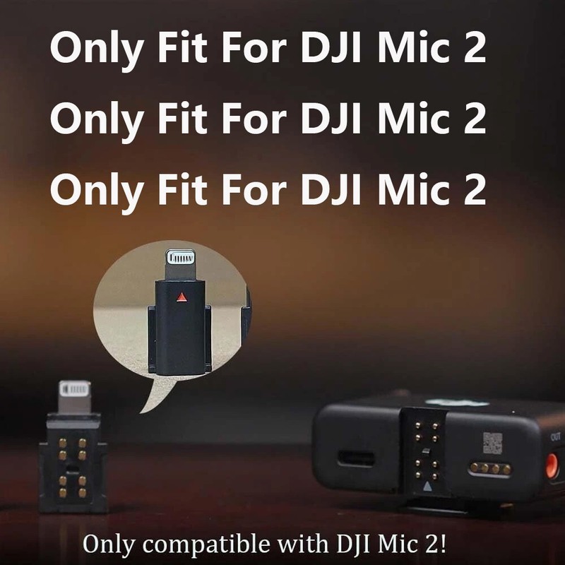 Original DJI Mic 2 Mobile Phone Adapter For iPhone 14/13/12/11/XS MAX/XR 8 7 6 gallery