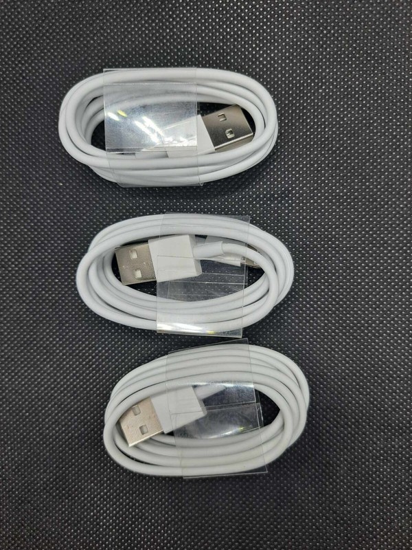 Charging 3ft. Cable Compatible W/ Apple to USB Cable – White 10-Pack