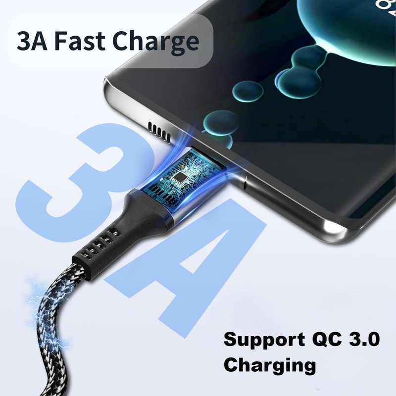 20FT USB C Cable, USB A to USB C 3A Fast Charger Cord, Extra Long Type C Char... gallery
