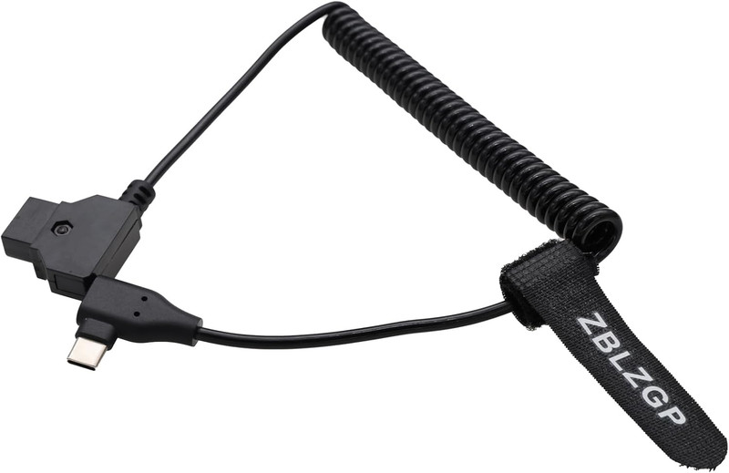 USB C Phone Tablet Device Type C to D Tap Power Supply Cable for Camera (Elbow T gallery