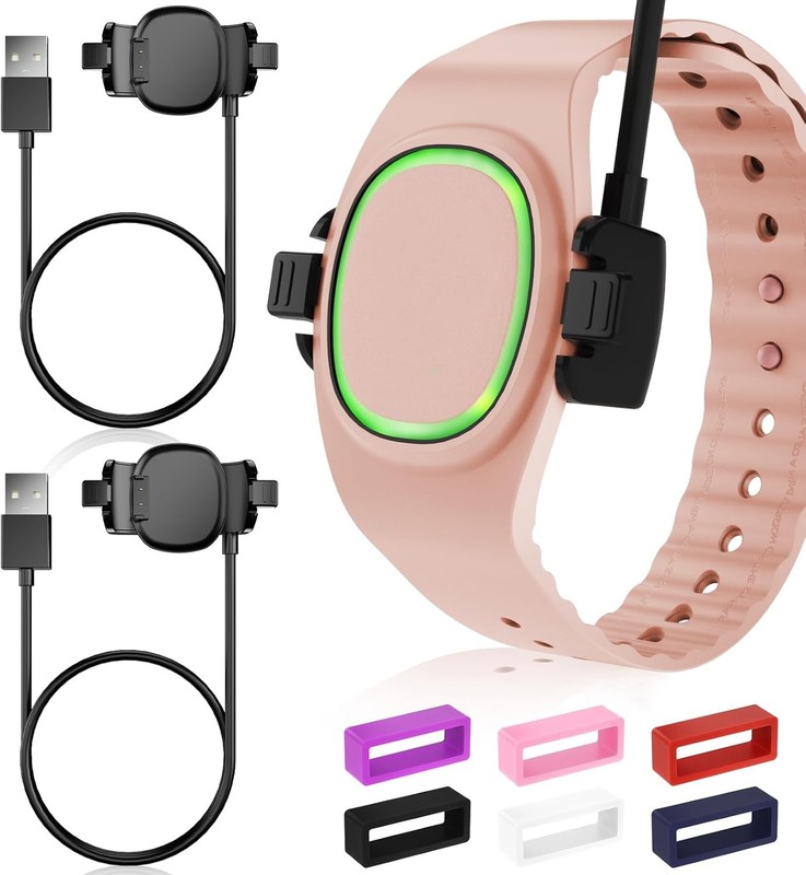 2 Pack Magic Band Charger Compatible with Disney-Magic Plus, 3.3ft Black