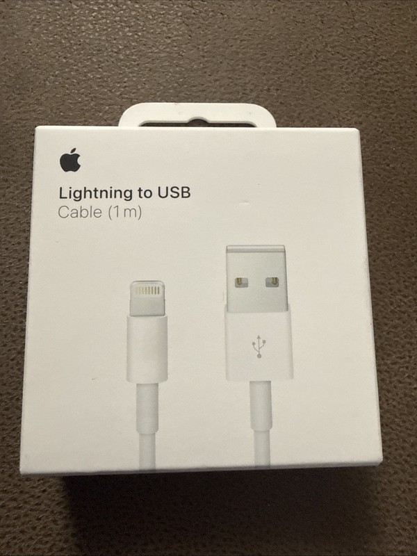Apple Lightning to USB Cable 1m (3.3ft) Genuine Original iPhone Charger Cord