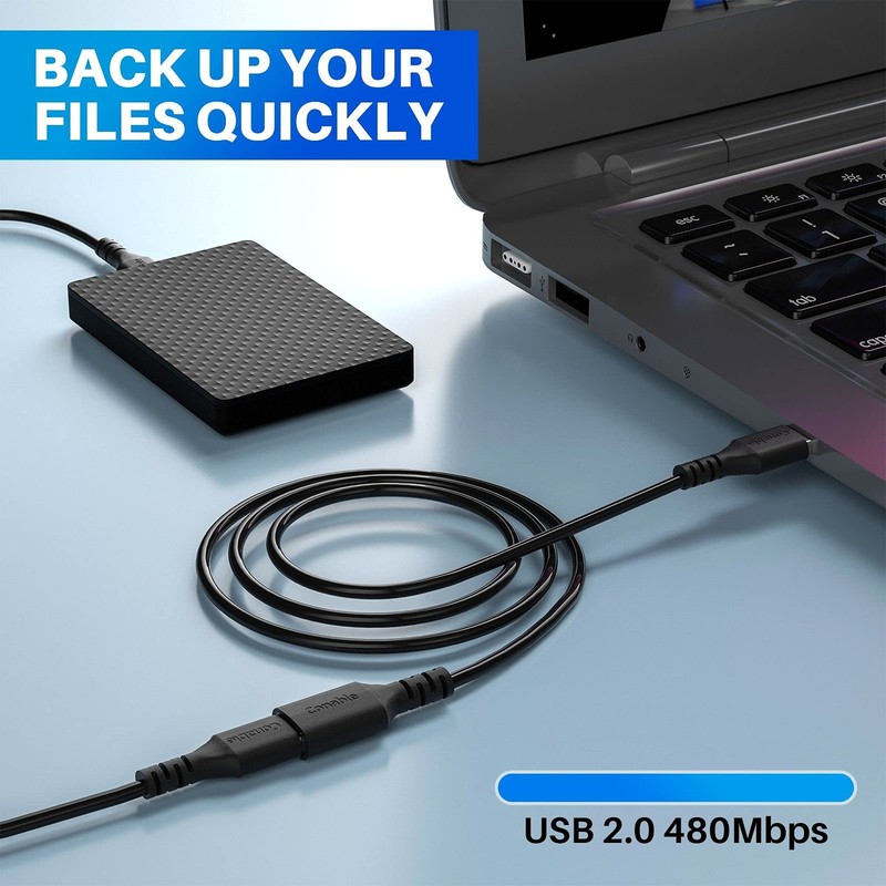 3 Pack USB Extension Cable 10 FT, USB 2.0 Type A Male to Female Extender Cord Ad gallery
