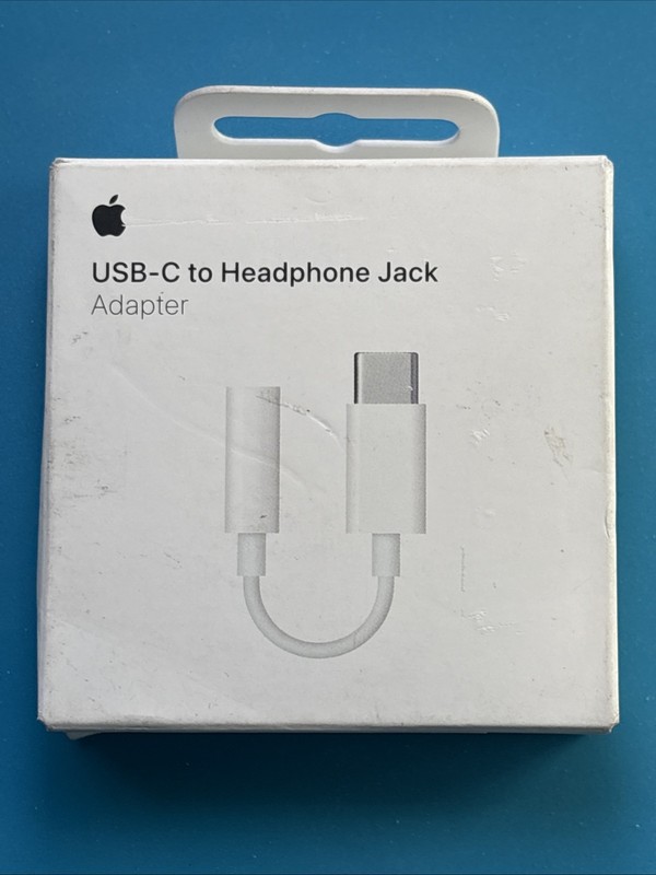 Apple USBC to Headphone Jack Adapter MW2Q3AM/A- A2049 3.5mm- OEM Original – New