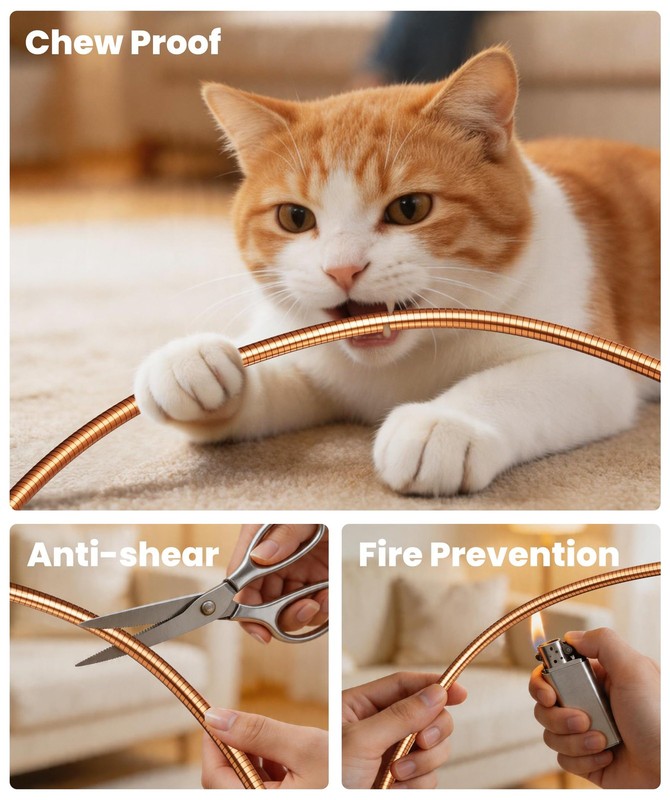 6FT Chew Proof Metal Braided Lightning Cable - MFi Certified Indestructible U... gallery