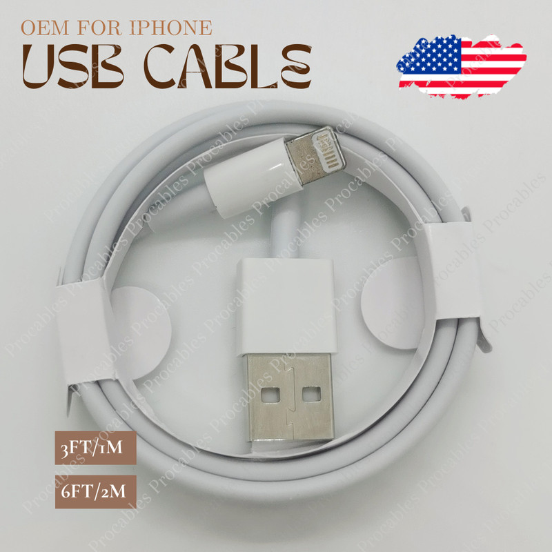6FT 3FT USB Fast Charger Cable For Apple iPhone 11 12 13 14 Pro Max SE 6 8 XS XR